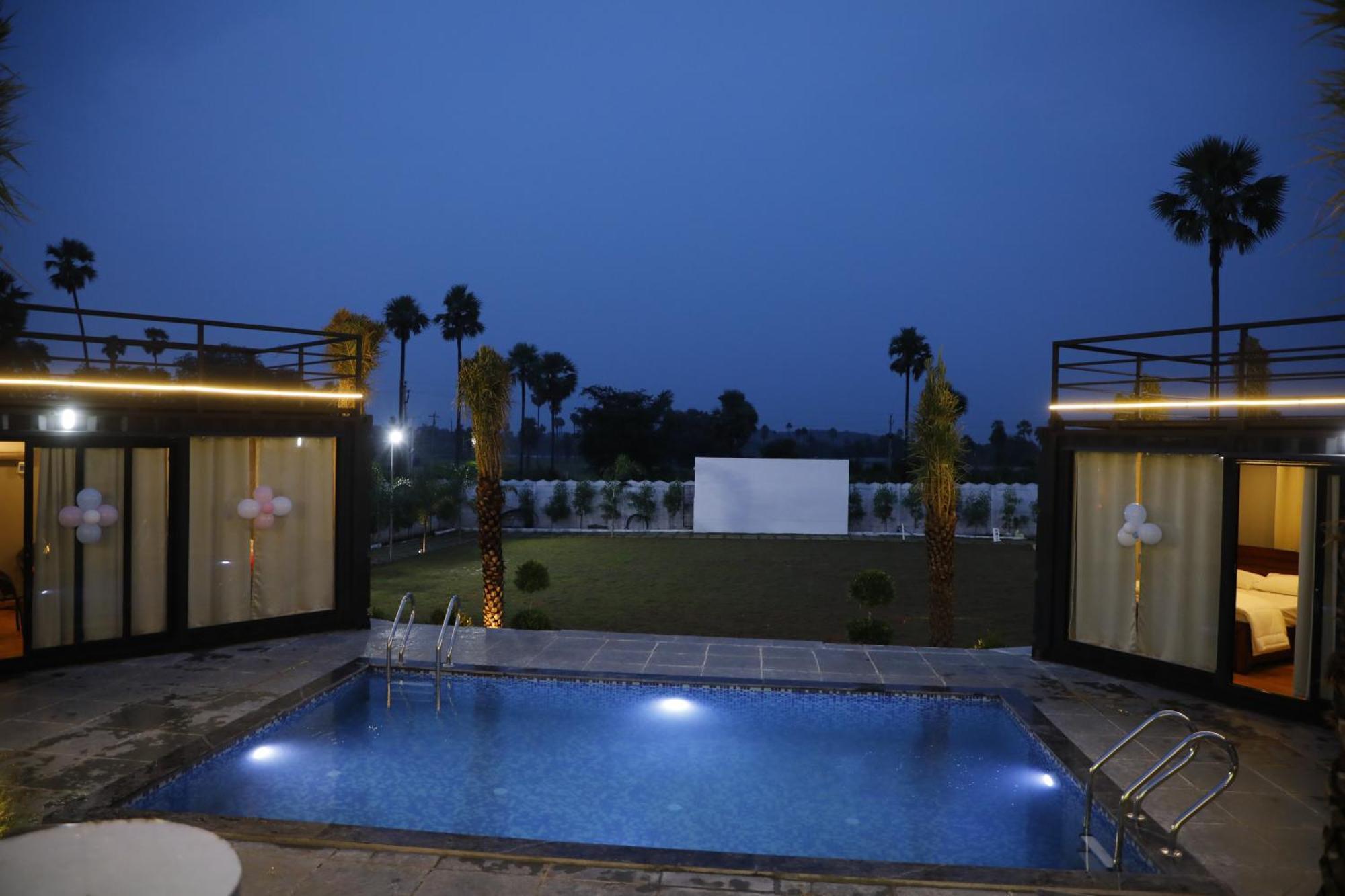 La Serene Farm Stay - Luxary 4 Bed Room Property Hyderabad Esterno foto